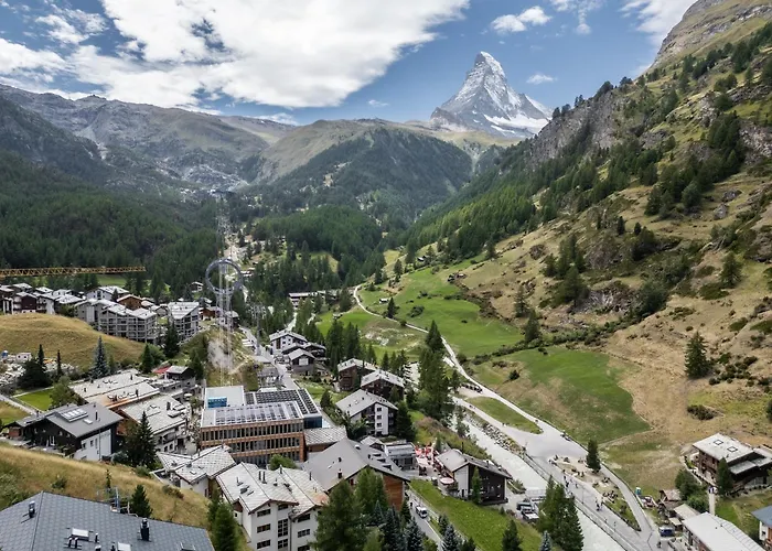Alpin Bei Der Bergbahn Zermatt